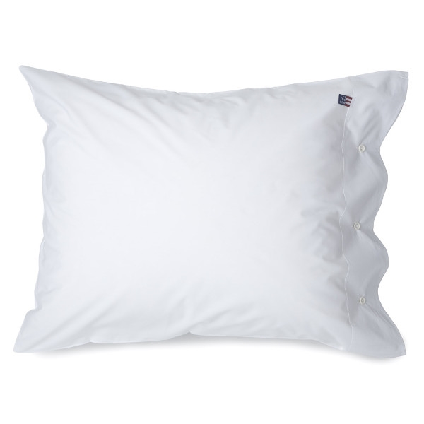 Pin Point White Pillowcase